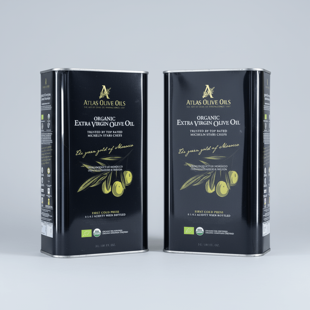 Atlas Olive Oil - 3 Liter Tin - 2 - Pack - Olive Oil - Simply Gourmet