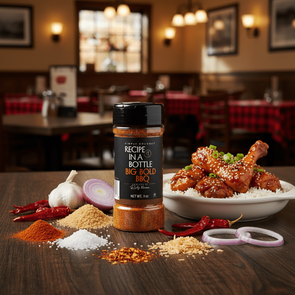 Big Bold BBQ - Spice Rub - Recipe in a Bottle - Spice Rub - Simply Gourmet
