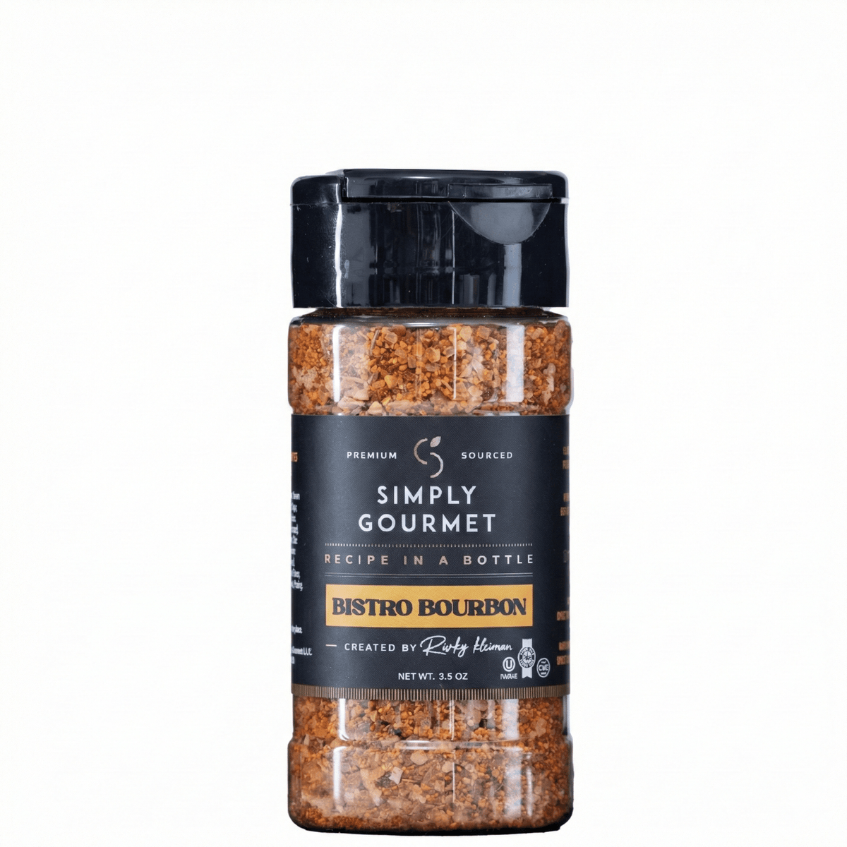 Bistro Bourbon Seasoning - Recipe in a Bottle (old label) - Spice Rub - Simply Gourmet