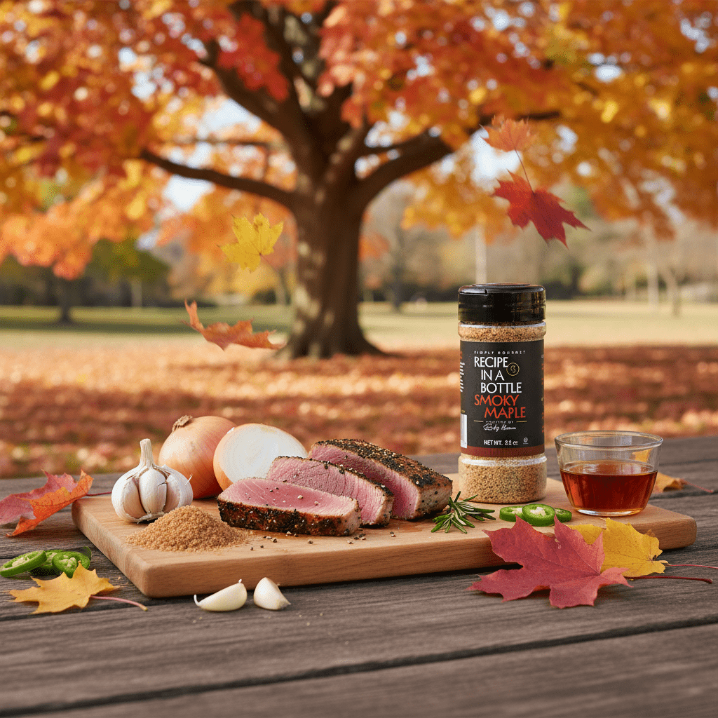 Smoky Maple Seasoning - Recipe in a Bottle - Spice Rub - Simply Gourmet