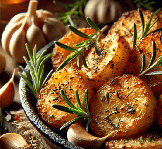 Crusty Garlic and Rosemary Potatoes - Simply Gourmet
