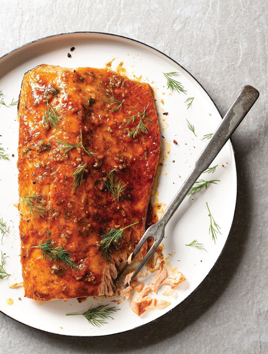 Lemon-Maple Glazed Side of Salmon - Simply Gourmet