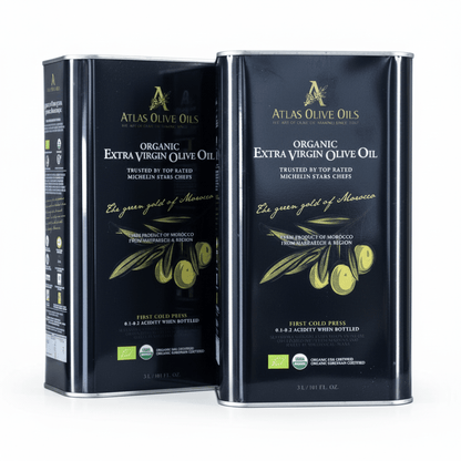 Atlas Olive Oil - 3 Liter Tin - 2 - Pack - Olive Oil - Simply Gourmet