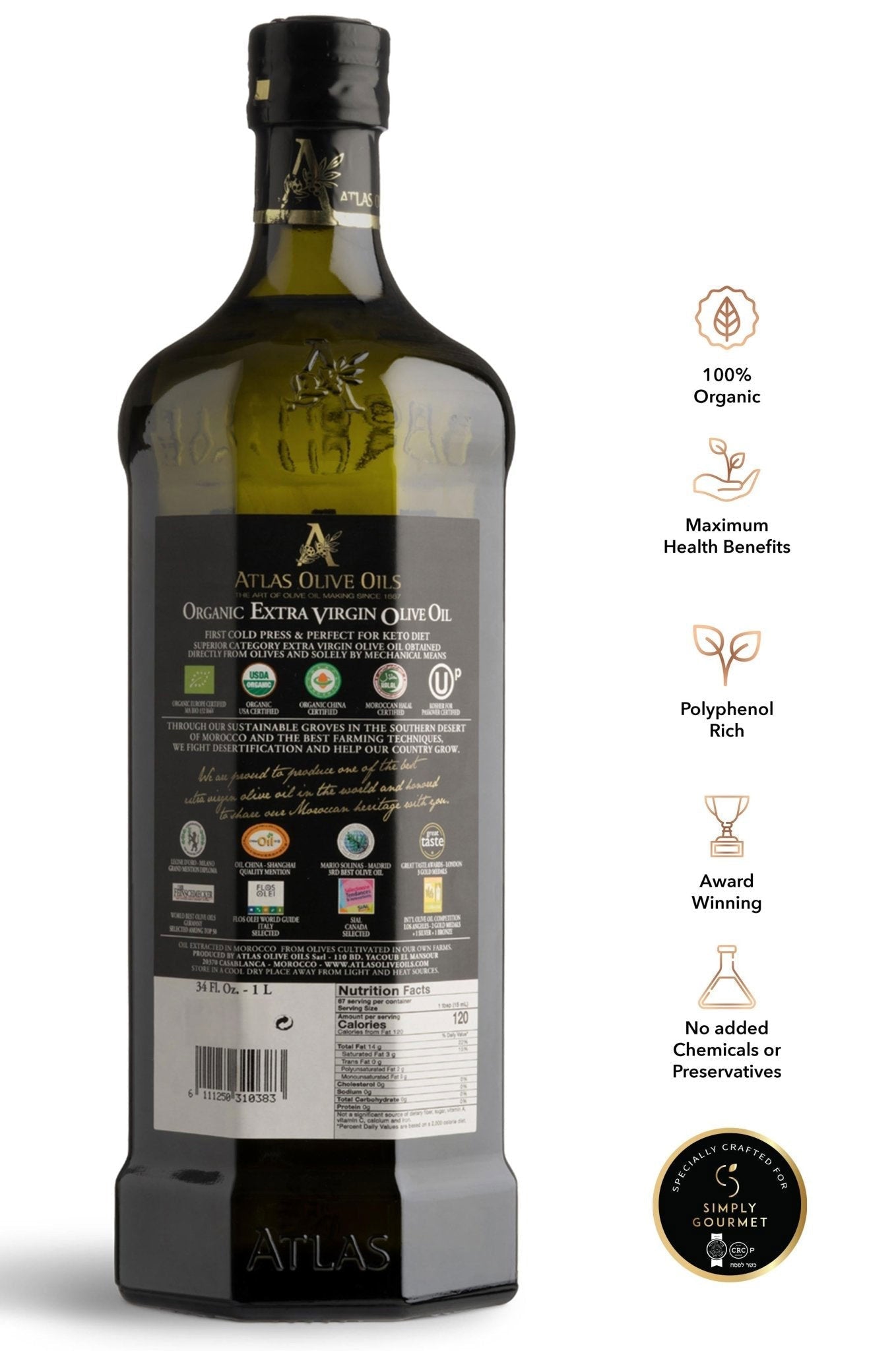 Atlas olive oil and Giuseppe Cremonini Balsamic Vinegar - Simply Gourmet