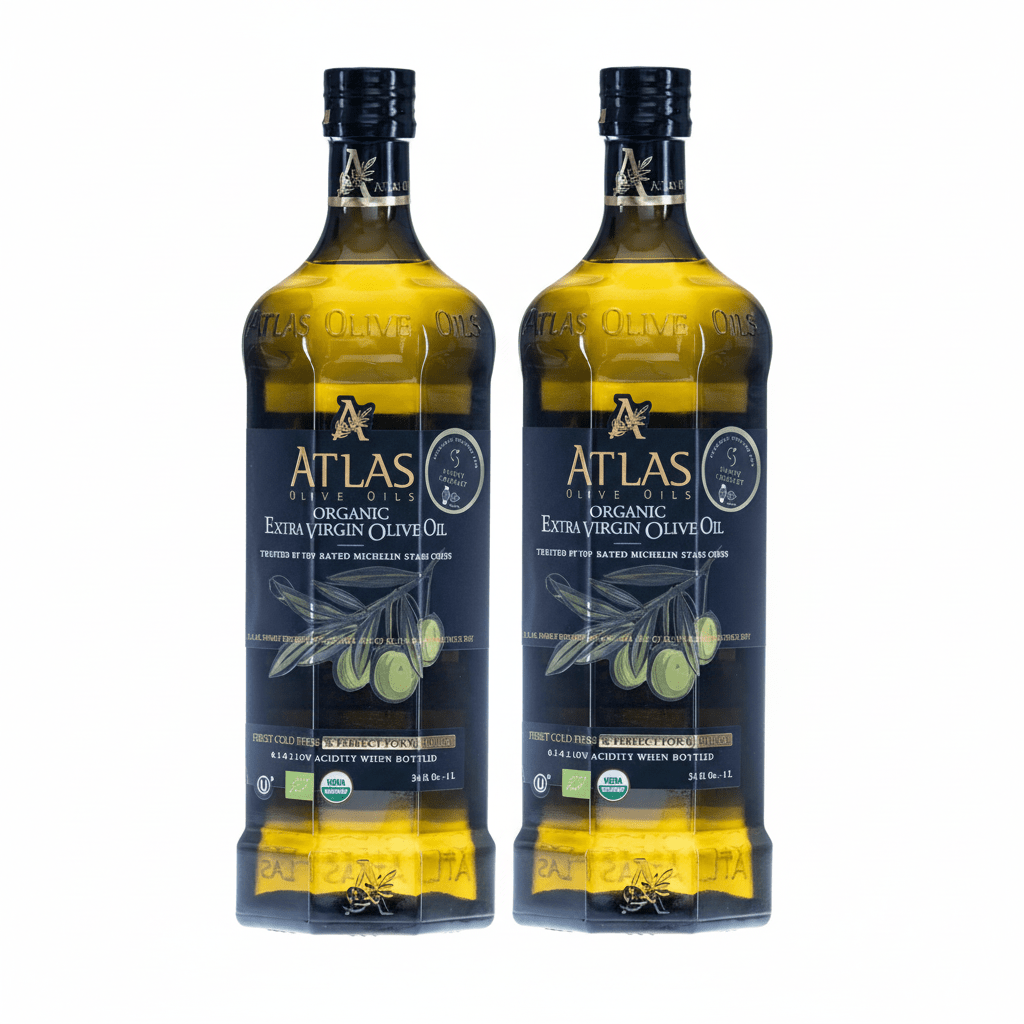 Atlas Olive Oil - Glass Bottle - 2 - Pack - Olive Oil - Simply Gourmet