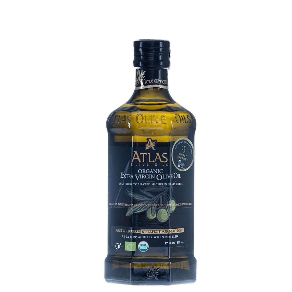 Atlas Olive Oil - Premium, Extra Virgin, and Cold Pressed - Olive Oil - Simply Gourmet