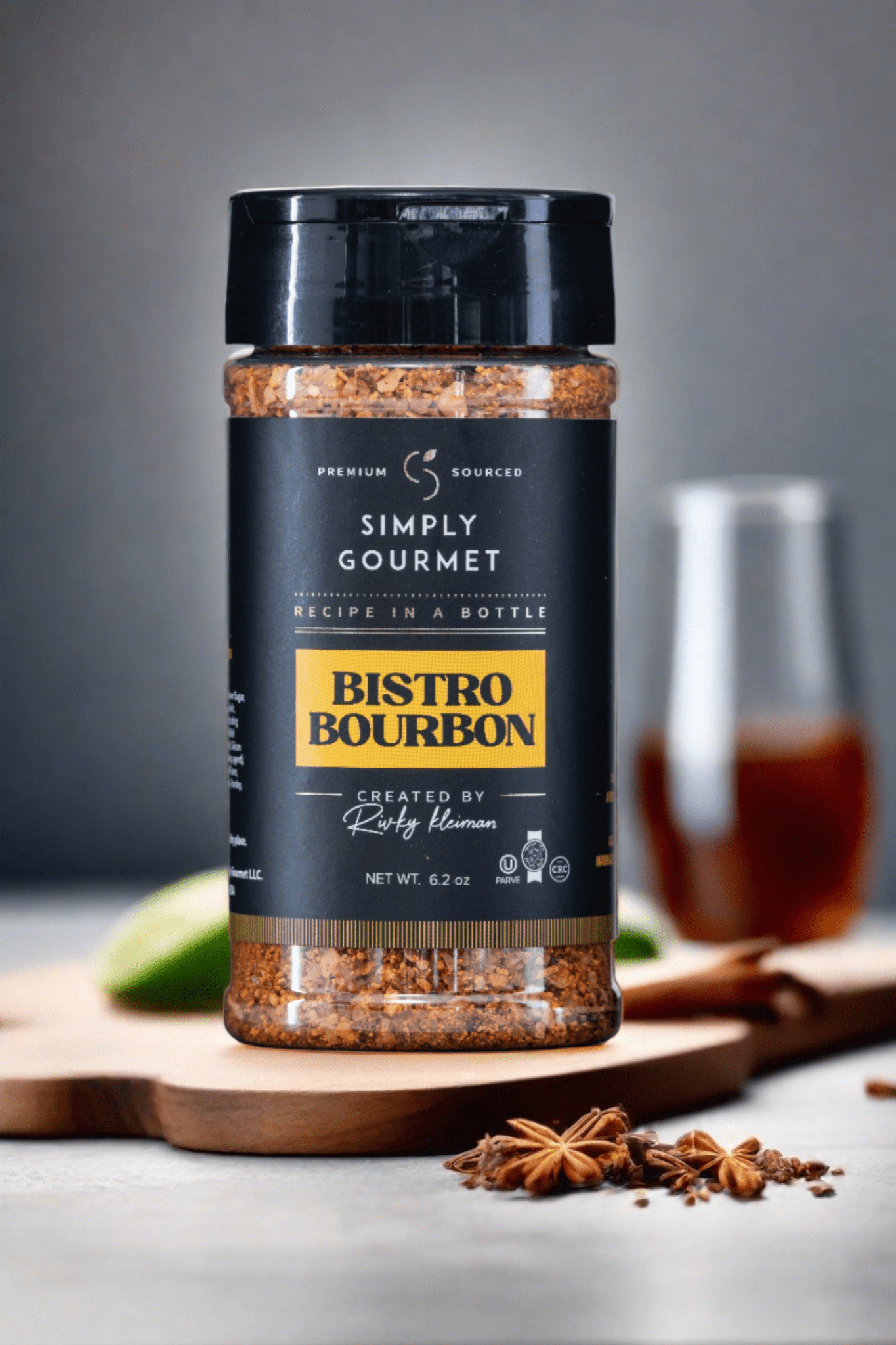 Bistro Bourbon - Recipe in a Bottle - Spice Rub - Simply Gourmet