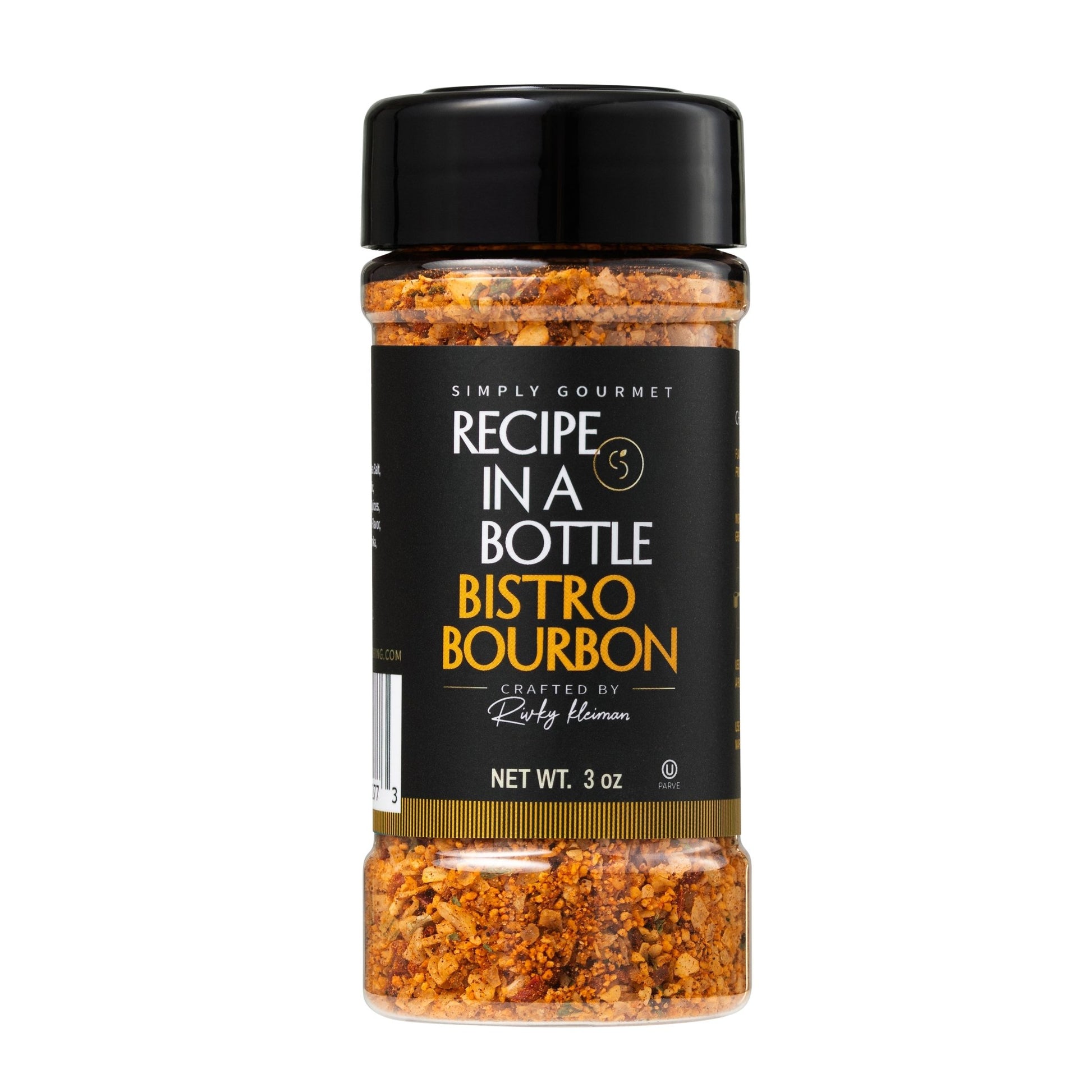 Bistro Bourbon Seasoning - Recipe in a Bottle - Spice Rub - Simply Gourmet