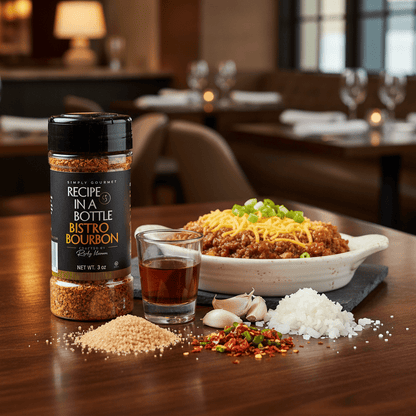 Bistro Bourbon Seasoning - Recipe in a Bottle - Spice Rub - Simply Gourmet