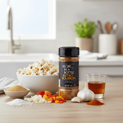 Bistro Bourbon Seasoning - Recipe in a Bottle - Spice Rub - Simply Gourmet