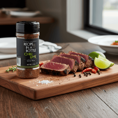 Chili Lime Seasoning - Recipe in a Bottle - Spice Rub - Simply Gourmet