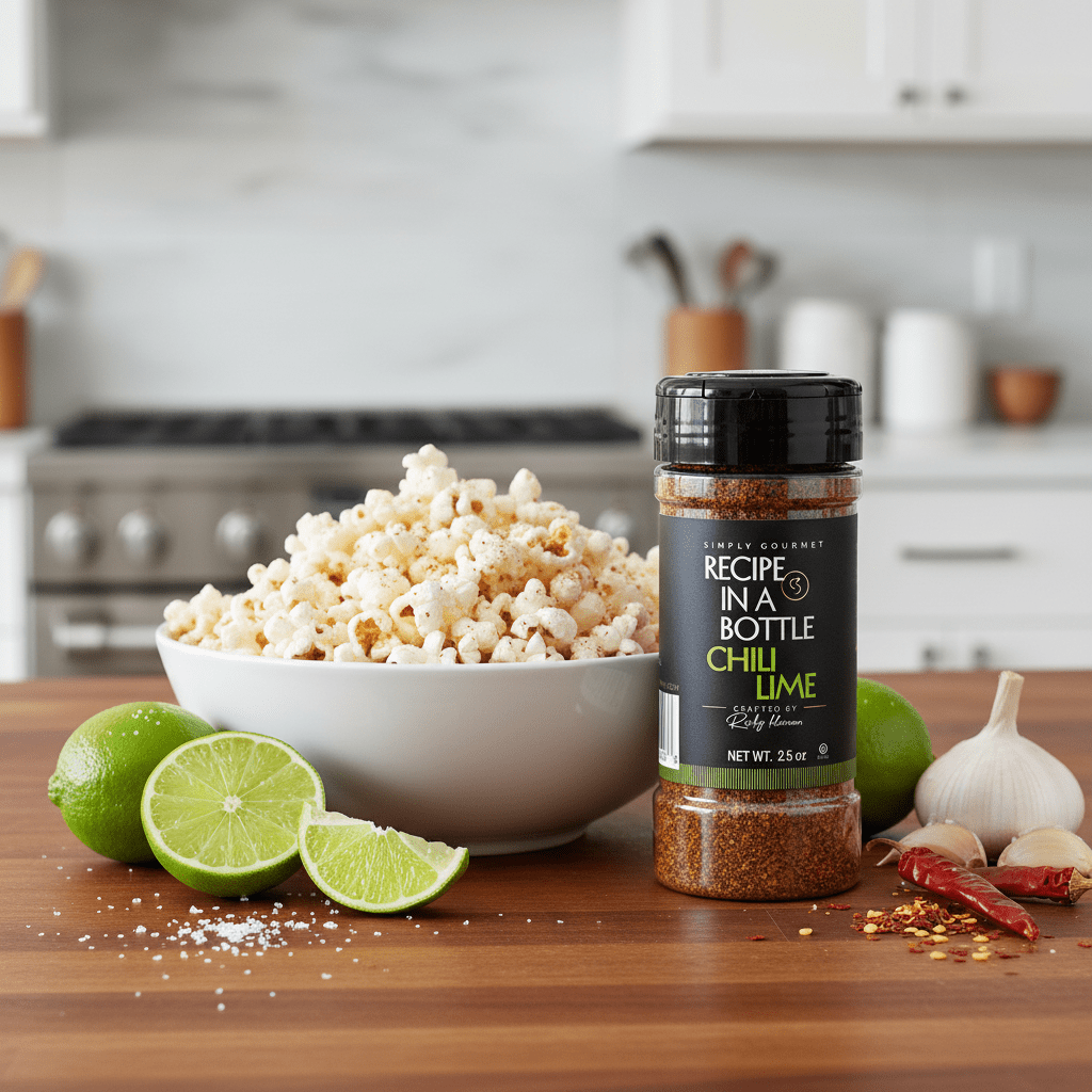 Chili Lime Seasoning - Recipe in a Bottle - Spice Rub - Simply Gourmet