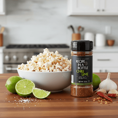 Chili Lime Seasoning - Recipe in a Bottle - Spice Rub - Simply Gourmet