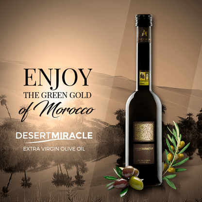 Desert Miracle - Atlas Olive Oil - Moroccan Ultra Premium, Cold First Pressed, Extra Virgin - Olive Oil - Simply Gourmet