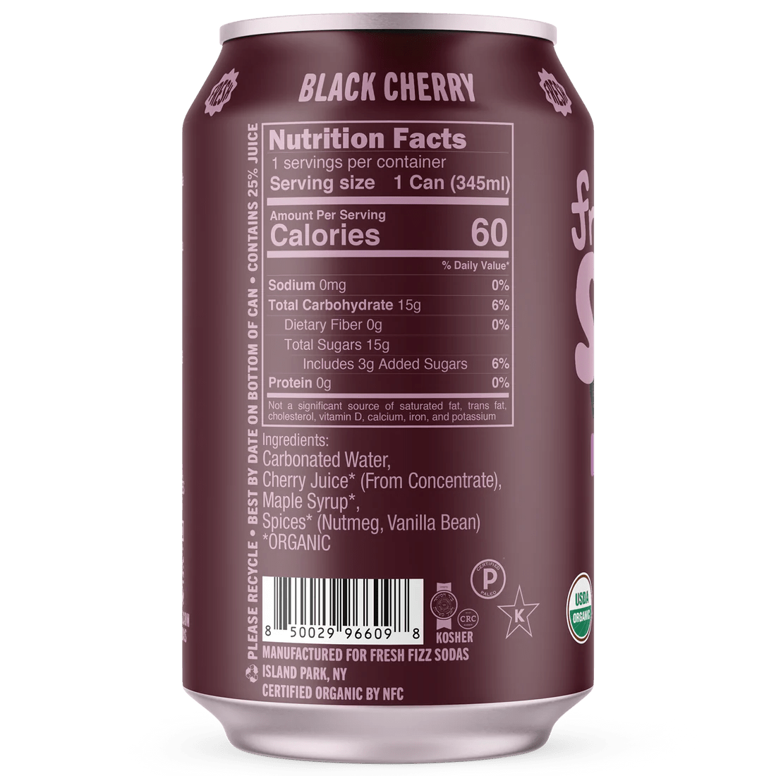 Fresh Fizz - Black Cherry - Soda - Simply Gourmet