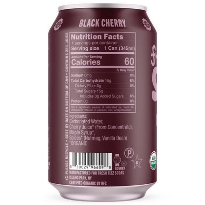 Fresh Fizz - Black Cherry - Soda - Simply Gourmet