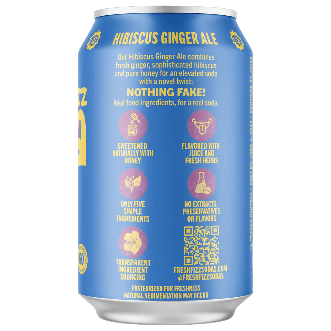 Fresh Fizz - Hibiscus Ginger Ale - Simply Gourmet