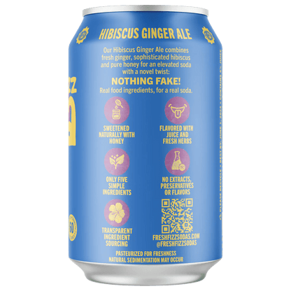 Fresh Fizz - Hibiscus Ginger Ale - Simply Gourmet