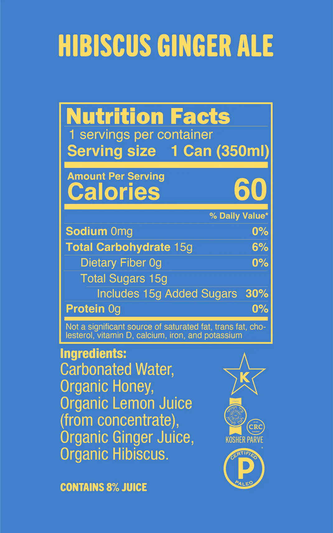 Fresh Fizz - Hibiscus Ginger Ale - Simply Gourmet