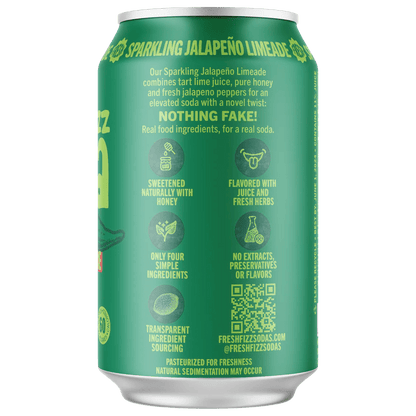 Fresh Fizz - Sparkling Jalapeño Limeade - Soda - Simply Gourmet