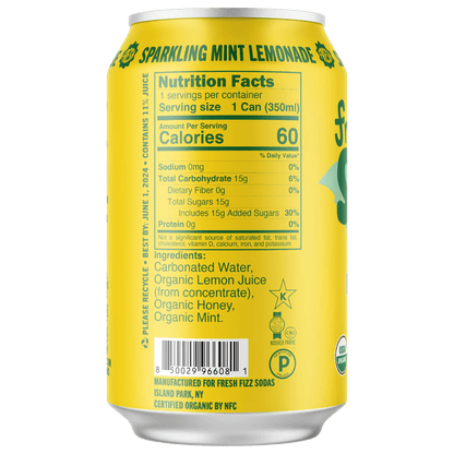 Fresh Fizz - Sparkling Mint Lemonade - Soda - Simply Gourmet