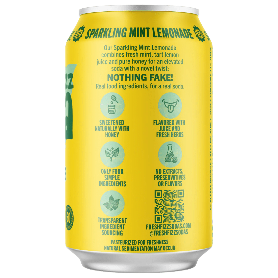 Fresh Fizz - Sparkling Mint Lemonade - Soda - Simply Gourmet