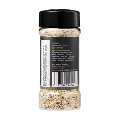 Lemon Garlic Fusion Seasoning - Recipe in a Bottle - Spice Rub - Simply Gourmet