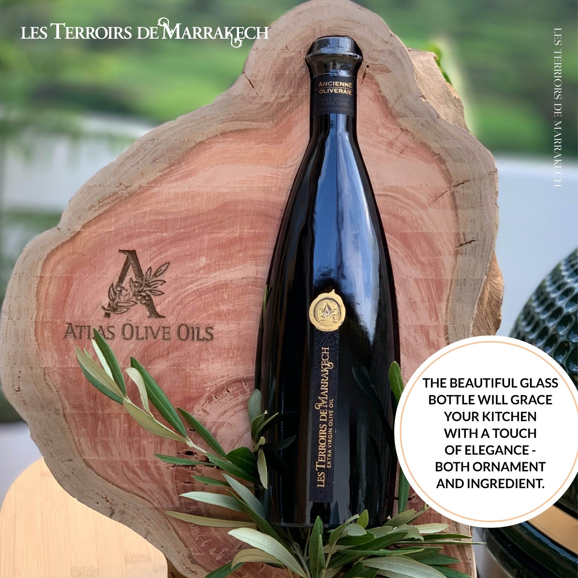 Les Terroirs De Marrakech - Ultra Premium, Cold First Pressed, Extra Virgin - Atlas Olive Oil - Olive Oil - Simply Gourmet