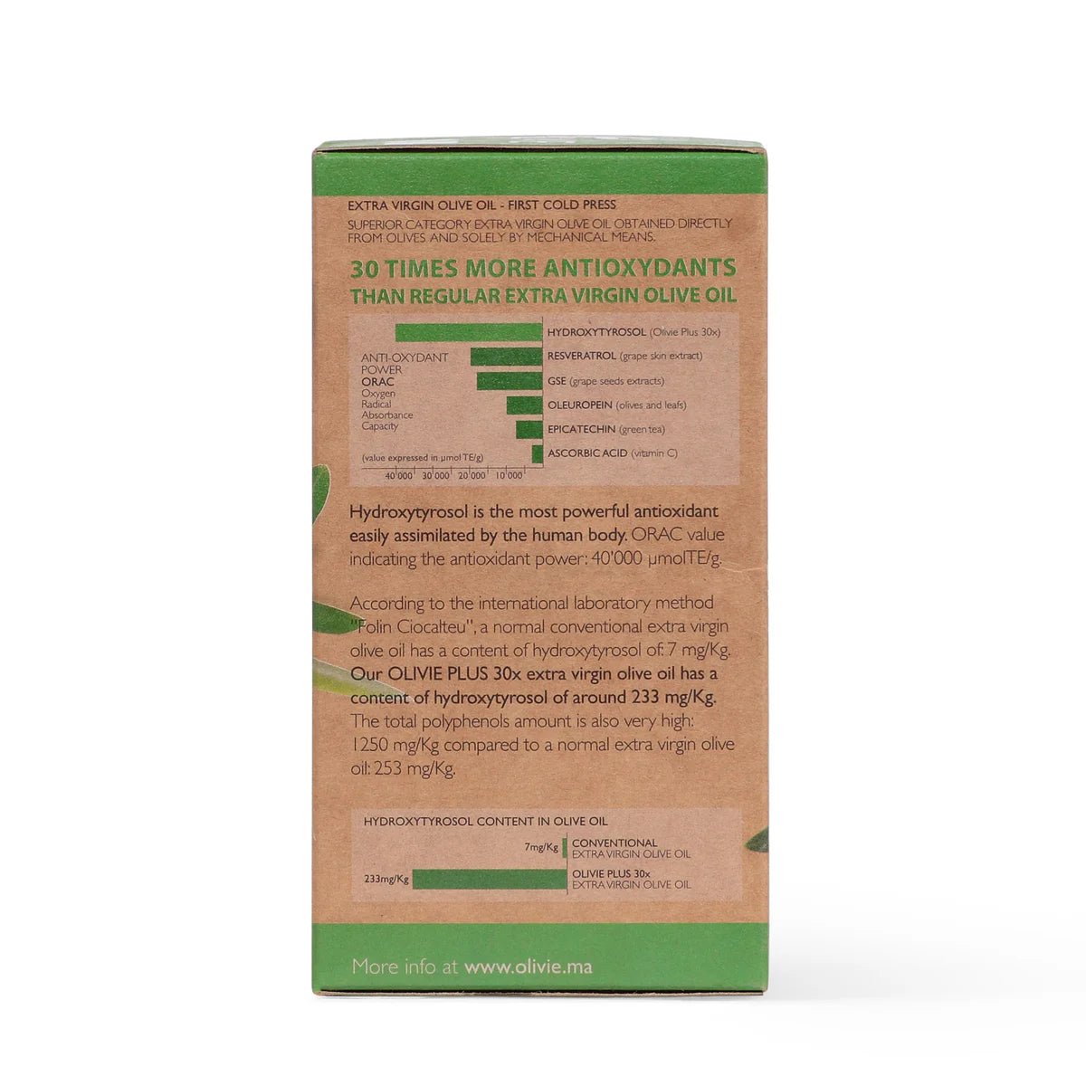 Olivie Plus 30x - Atlas Olive Oil - Thirty times more polyphenols & health benefits! - Olive Oil - Simply Gourmet