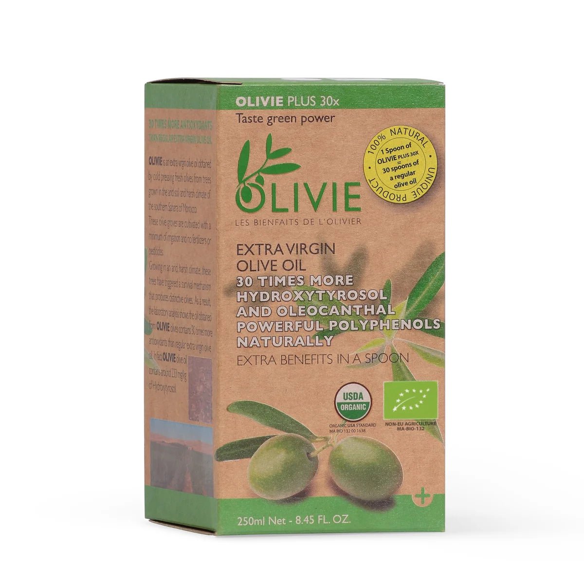 Olivie Plus 30x - Atlas Olive Oil - Thirty times more polyphenols & health benefits! - Olive Oil - Simply Gourmet