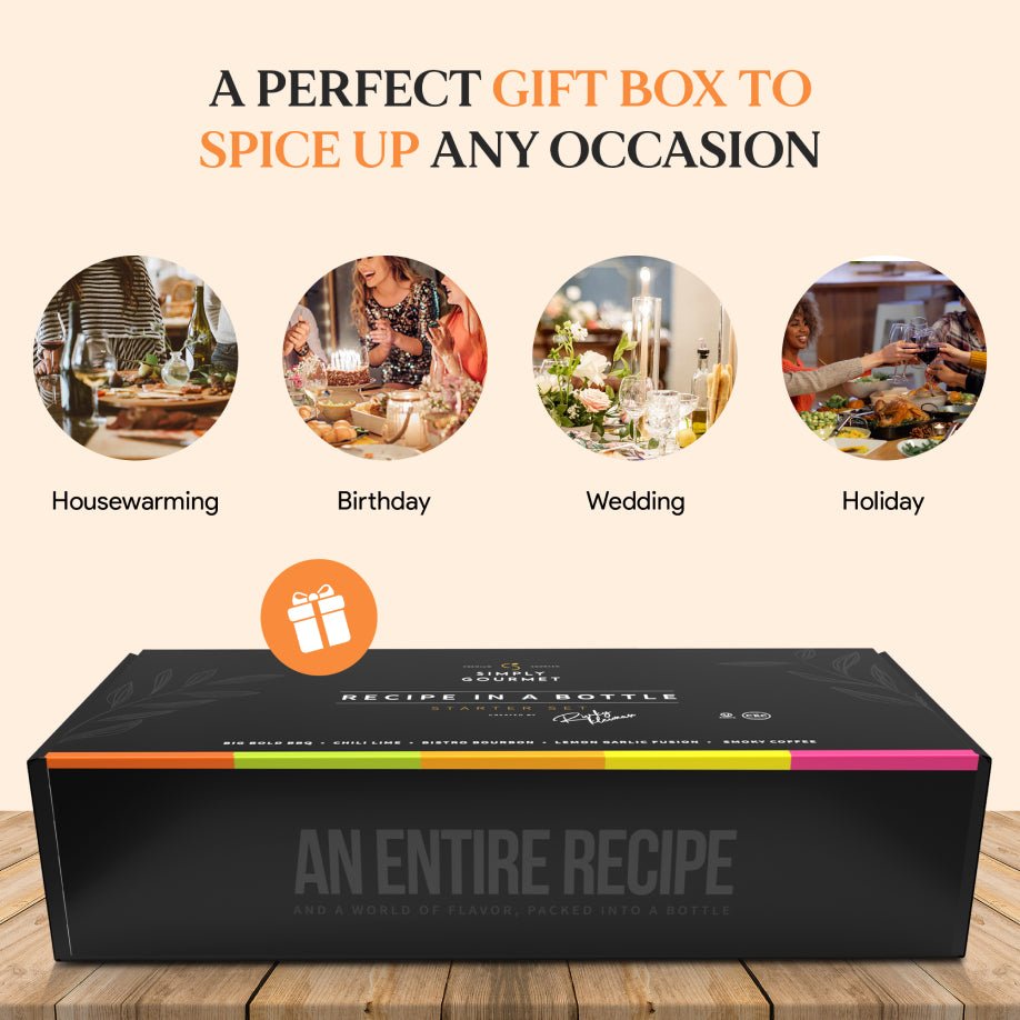 Recipe in a Bottle - Gift Set! - Spice Rub - Simply Gourmet