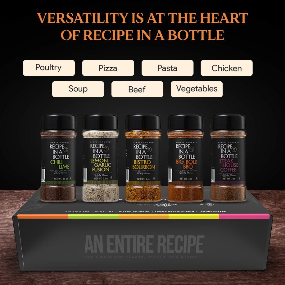 Recipe in a Bottle - Gift Set! - Spice Rub - Simply Gourmet