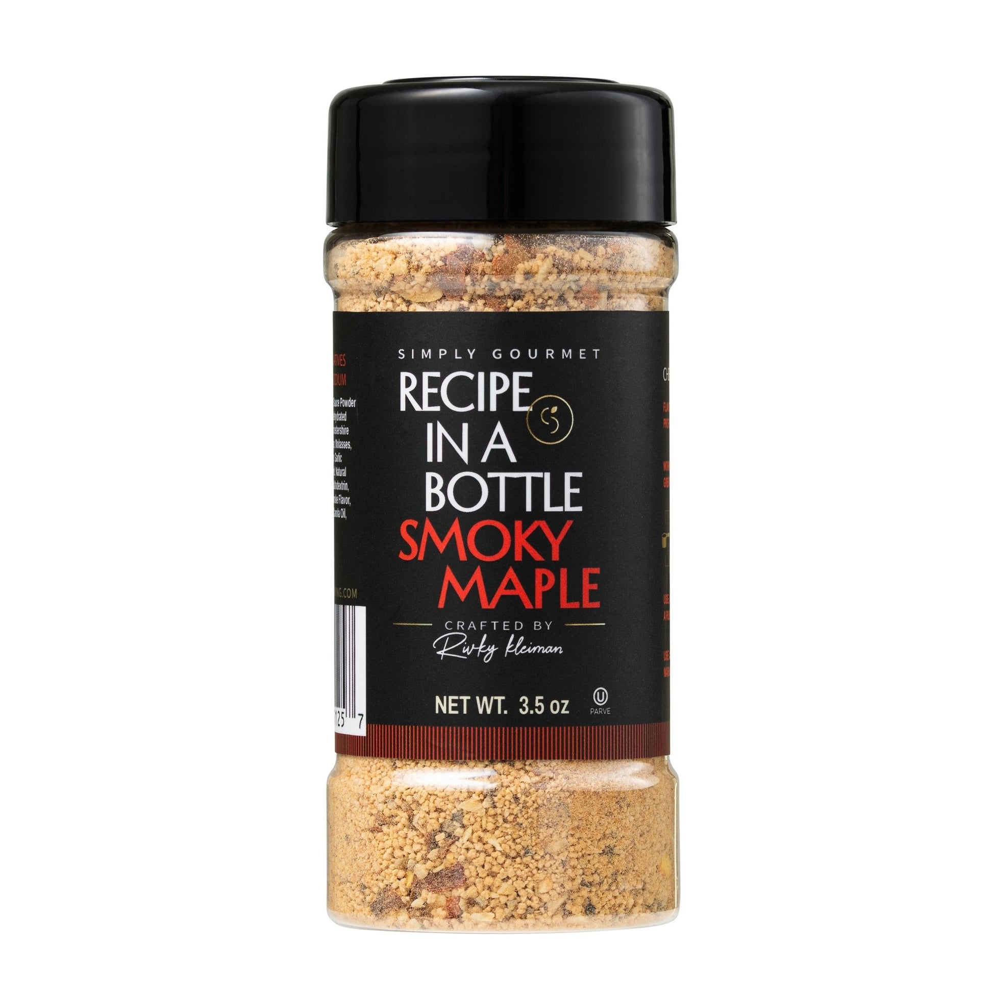 Smoky Maple Seasoning - Recipe in a Bottle - Spice Rub - Simply Gourmet