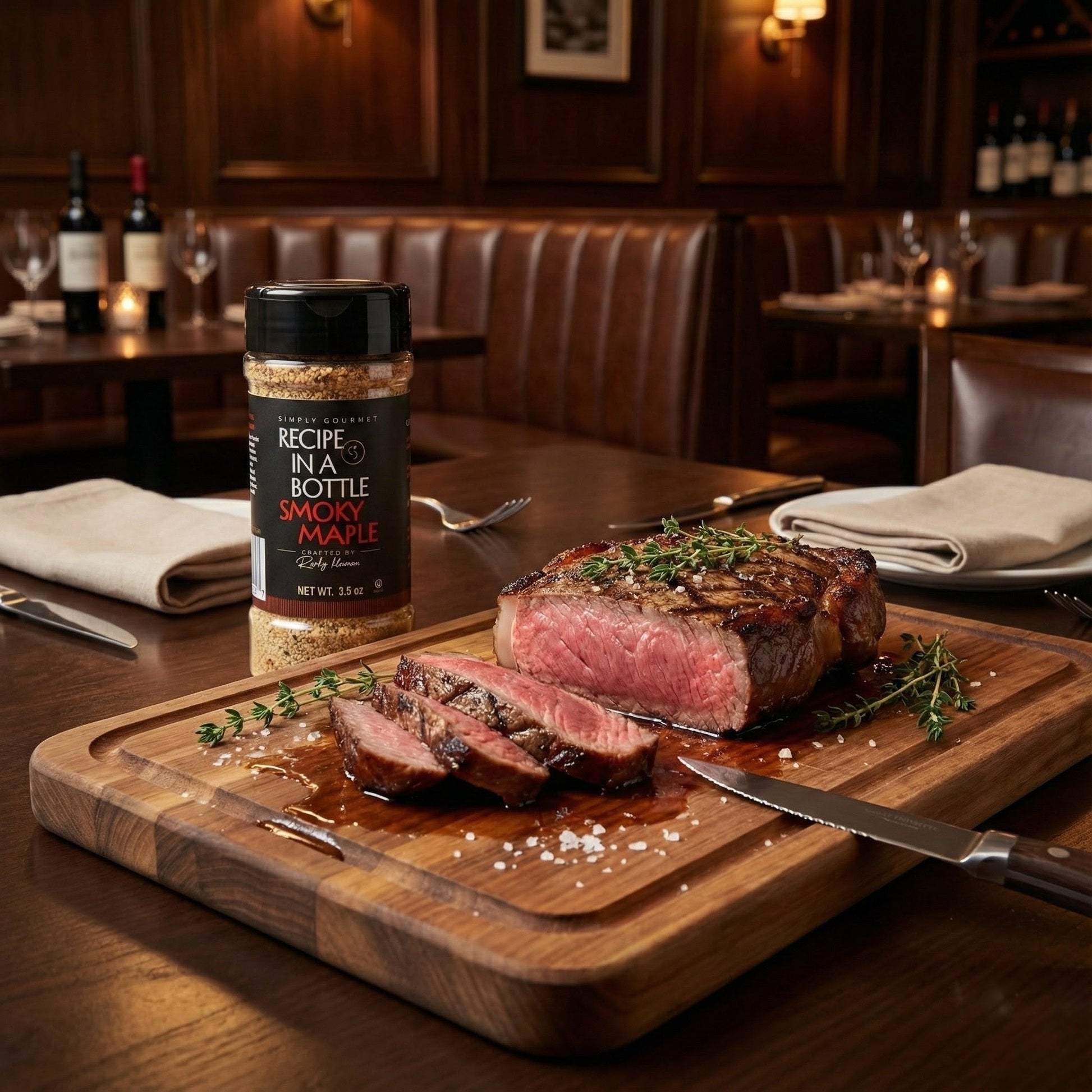 Smoky Maple Seasoning - Recipe in a Bottle - Spice Rub - Simply Gourmet