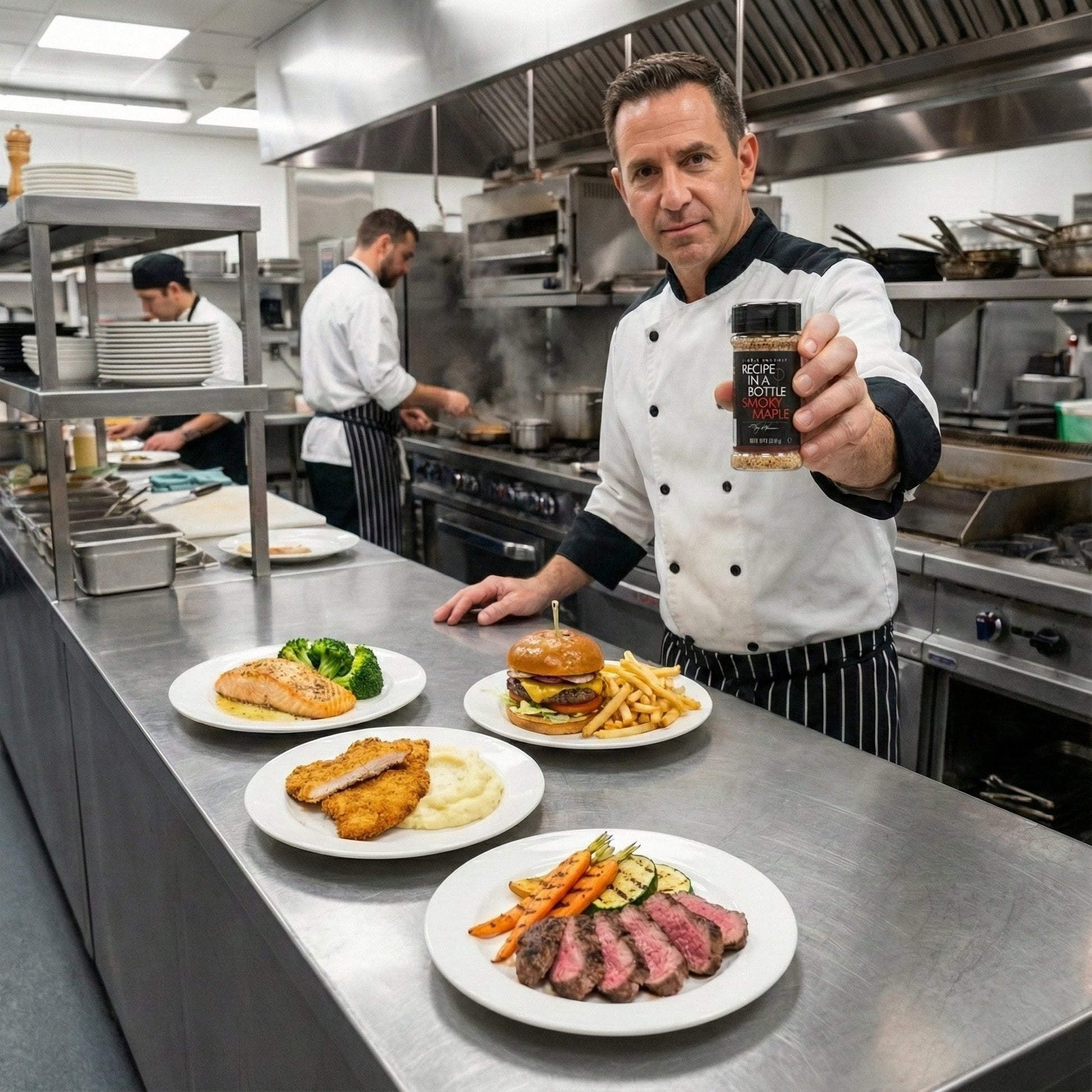 Smoky Maple Seasoning - Recipe in a Bottle - Spice Rub - Simply Gourmet