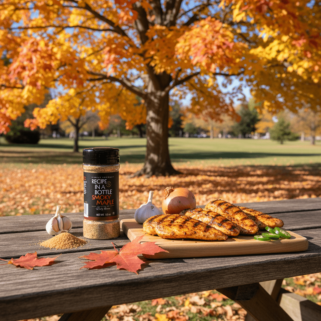 Smoky Maple Seasoning - Recipe in a Bottle - Spice Rub - Simply Gourmet