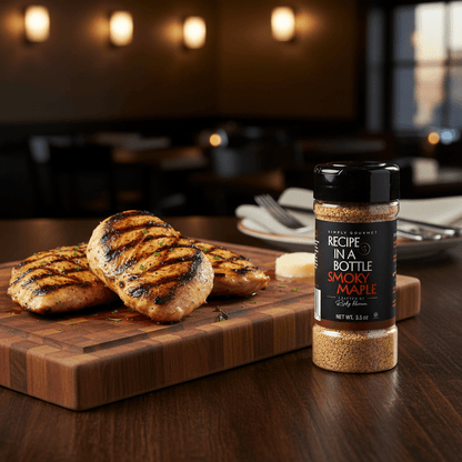 Smoky Maple Seasoning - Recipe in a Bottle - Spice Rub - Simply Gourmet