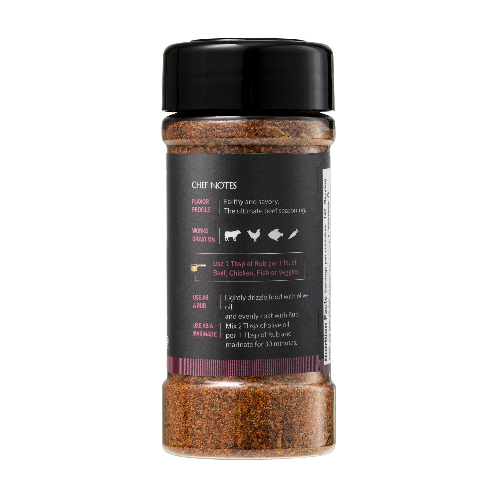 Steak House Coffee Seasoning - Recipe in a Bottle - Spice Rub - Simply Gourmet