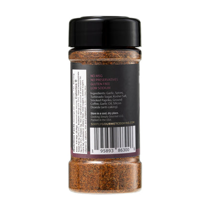 Steak House Coffee Seasoning - Recipe in a Bottle - Spice Rub - Simply Gourmet